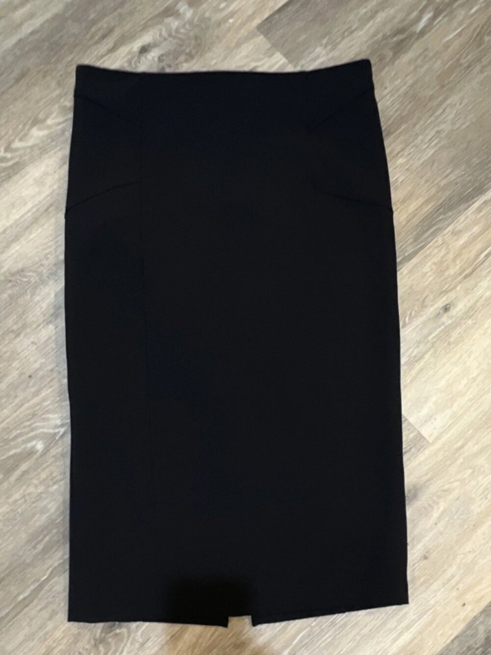 Veronica Beard Vail Black Structured Pencil Skirt Size 8